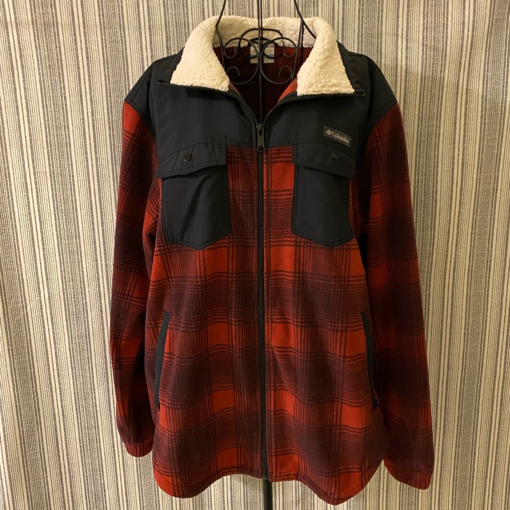 Columbia Sportswear Plaid Lightweight Jacket